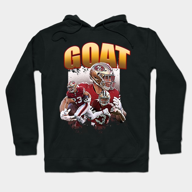 Christian Mccaffrey was the GOAT Hoodie by jerrysanji